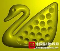 小天鹅饰品浮雕教案—北京精雕教程
