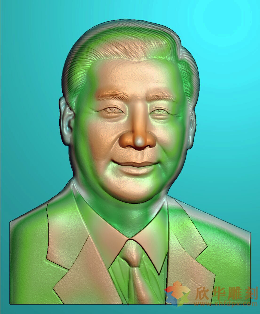 习大大浮雕设计