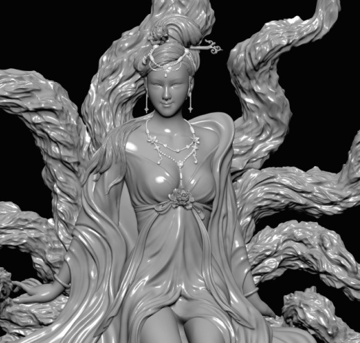 九尾狐3D设计-欣华学员zbrush作品