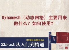 zbrush软件中Dynamesh主要用来做什么？如何使用？