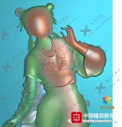 仕女春桃浮雕设计教程（下）--精雕人物教程
