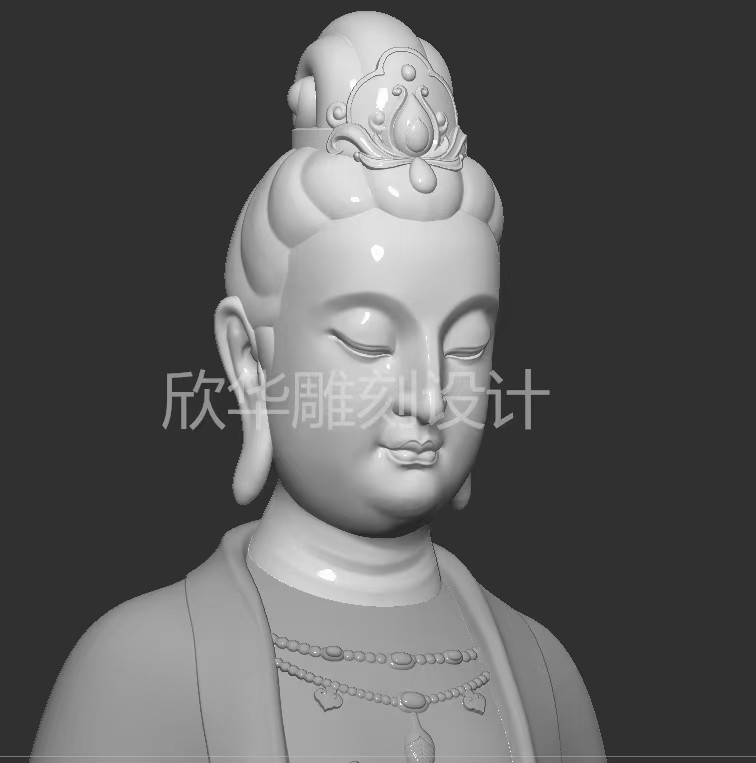 简易佛像头发制作过程
